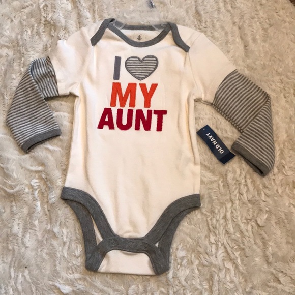 old navy aunt onesie